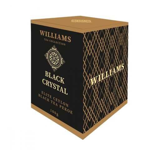 Чай Williams Black Crystal черный цейлонский Pekoe 100 г в Дикси