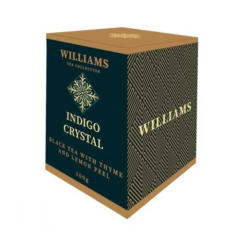 Чай Williams Indigo Crystal черный с чабрецом и цедрой лимона 100 г в Дикси