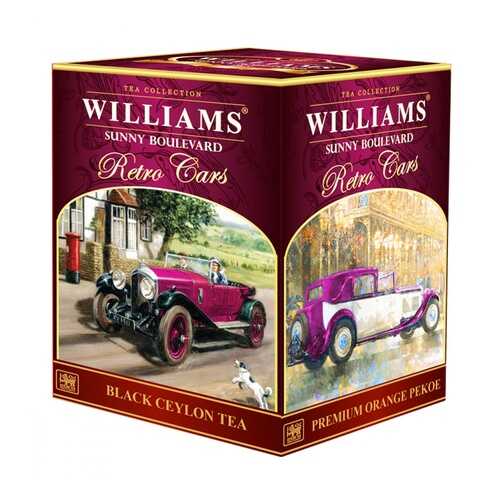 Чай Williams Sunny Boulevard черный 125г в Дикси