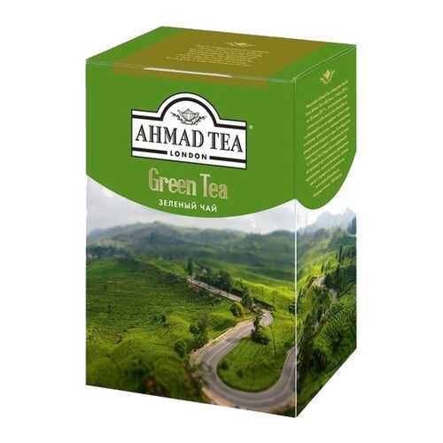 Чай зеленый Ahmad Tea листовой 100 г в Дикси