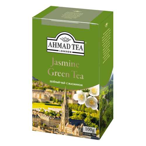 Чай зеленый Ahmad Tea с жасмином 100 г в Дикси