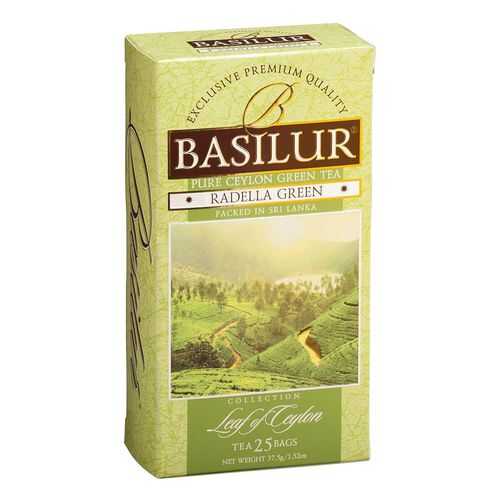 Чай зеленый Basilur radella green 25 пакетиков в Дикси