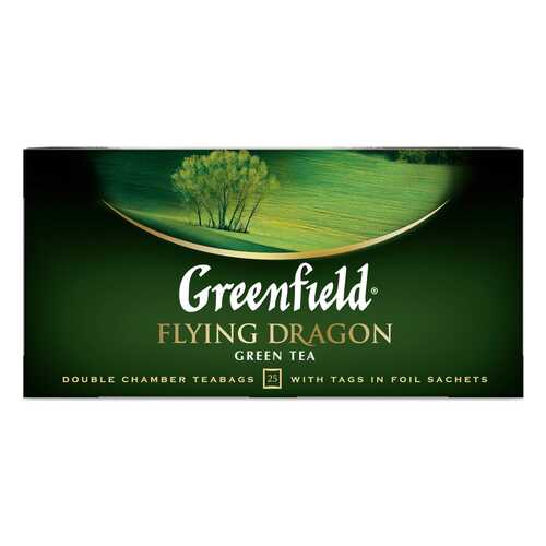 Чай зеленый Greenfield Flying Dragon 25 пакетиков в Дикси