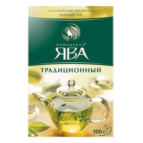 Чай зеленый листовой Принцесса Ява Традиционный 100 г в Дикси