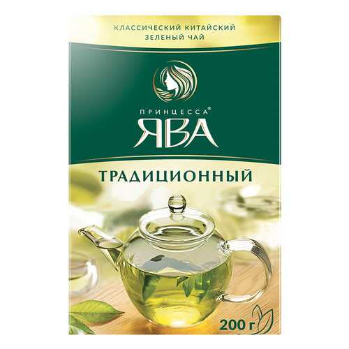 Чай зеленый листовой Принцесса Ява Традиционный 200 г в Дикси