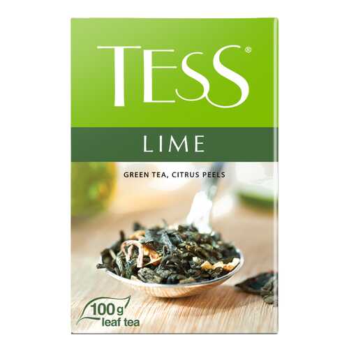Чай зеленый листовой Tess Lime 100 г в Дикси