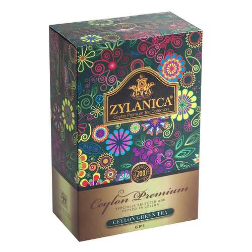 Чай зеленый листовой Zylanica ceylon premium collection 200 г в Дикси