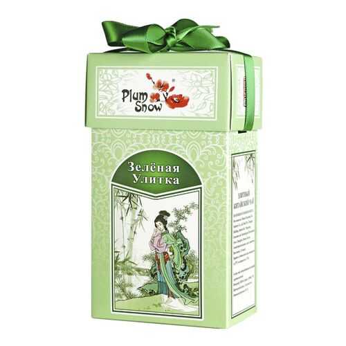 Чай зеленый Plum Snow зеленая улитка 100 г в Дикси