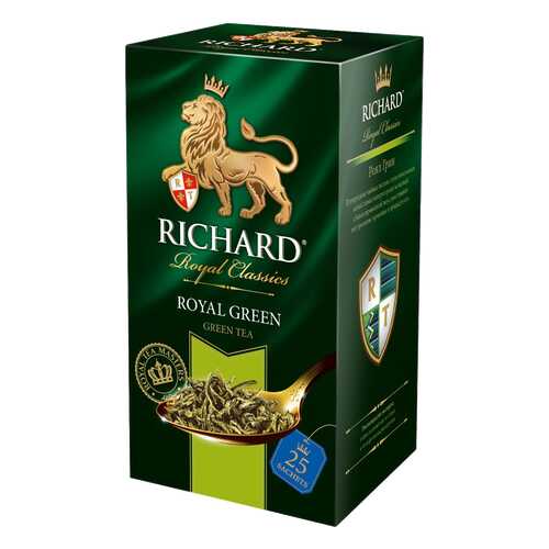 Чай зеленый Richard royal green 25 пакетиков в Дикси