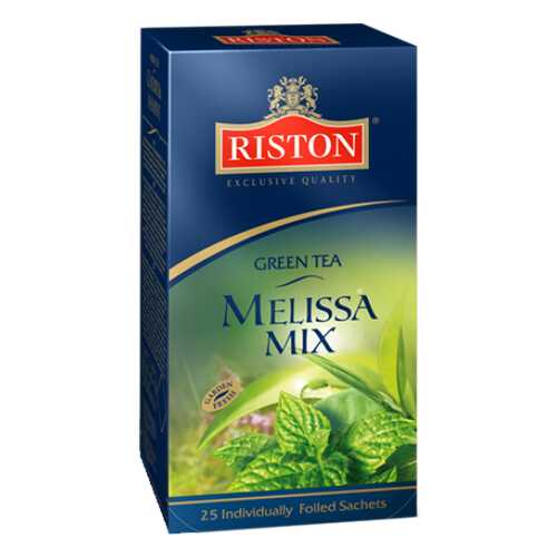 Чай зеленый Riston мелисса 25 пакетиков в Дикси