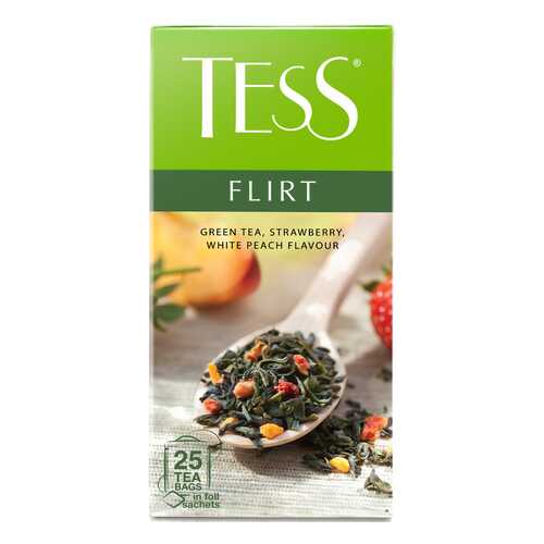 Чай зеленый Tess Flirt 25 пакетиков в Дикси