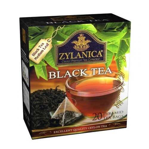 Чай Zylanica Black tea черный 20 пирамидок в Дикси