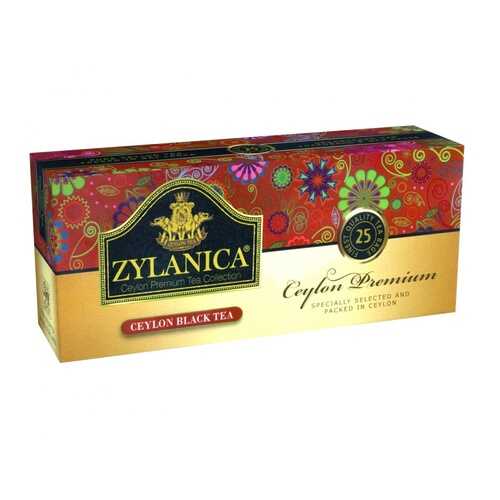 Чай Zylanica Ceylon Premium черный 25 пакетиков в Дикси