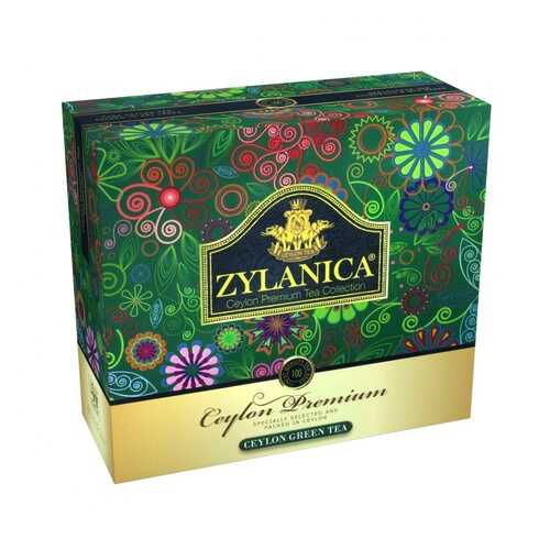 Чай Zylanica Ceylon Premium зеленый 100 пакетиков в Дикси