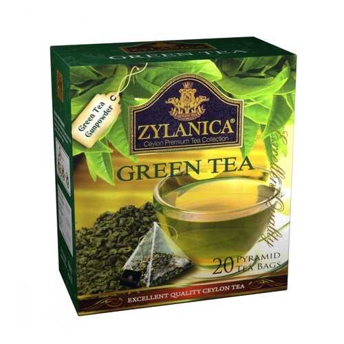 Чай Zylanica Green tea зеленый 20 пирамидок в Дикси