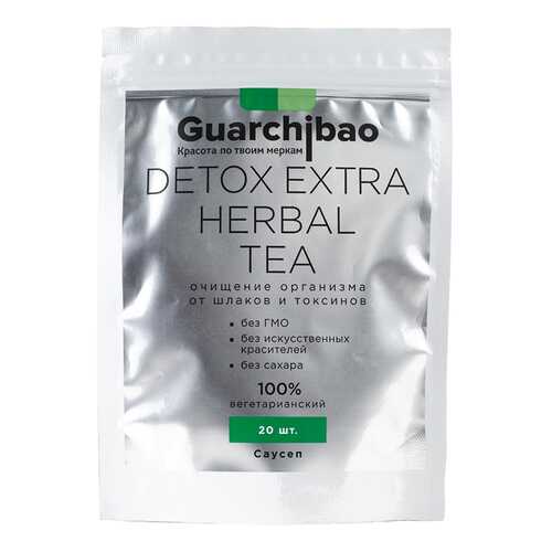 Чайный напиток Guarchibao для детокса Detox Herbal Tea Саусеп 48 г в Дикси
