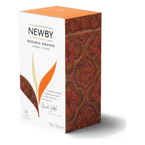 Чайный напиток NEWBY Ройбос Апельсин 25*2 50г в Дикси