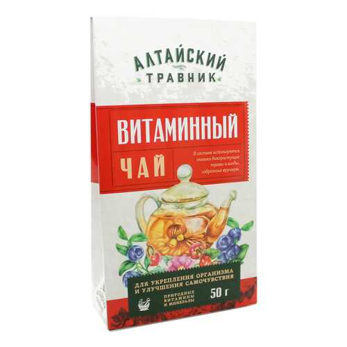 Фиточай Green Side алтайский травник витаминный 50 г в Дикси