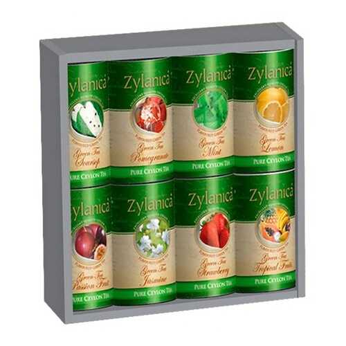 Набор зеленого чая Zylanica Flavoured Green Tea с фруктовыми и цветочными добавками в Дикси