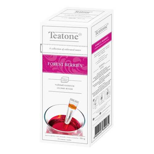 Напиток чайный Teatone forest berries лесные ягоды в стиках 15 пакетиков в Дикси