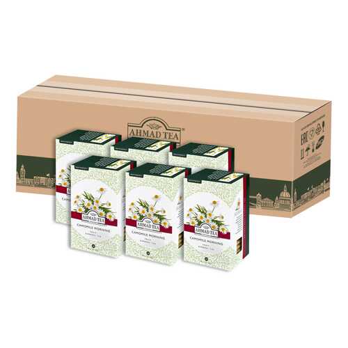 Травяной чай Ahmad Tea ромашка-лимонный сорго Камомайл монинг в пакетиках 20х1,5г - 6 штук в Дикси