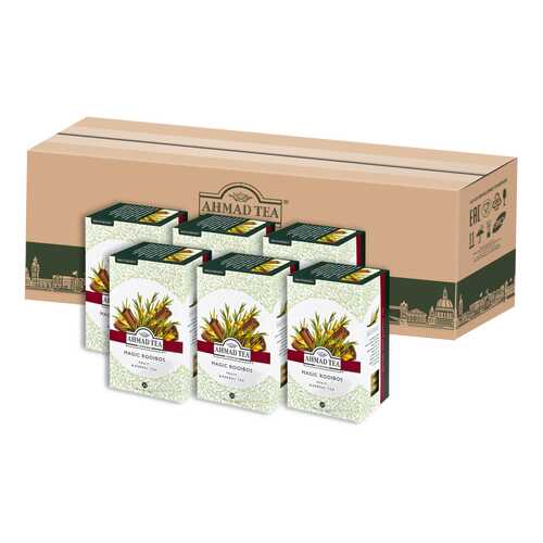 Травяной чай Ahmad Tea с корицей Мэджик ройбуш в пакетиках 20х1,5г - 6 штук в Дикси