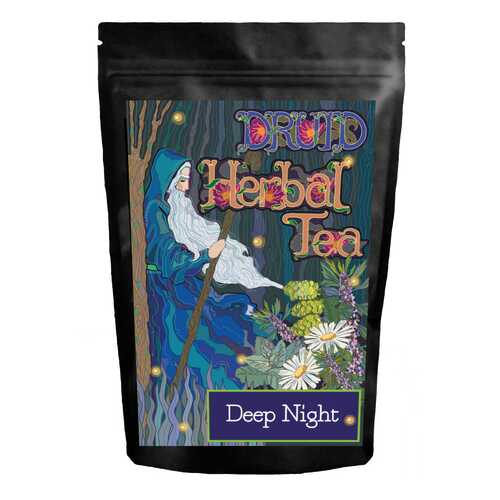 Травяной успокаивающий чай антистресс с мелиссой и хмелем Deep Night 100 гр.Druid в Дикси