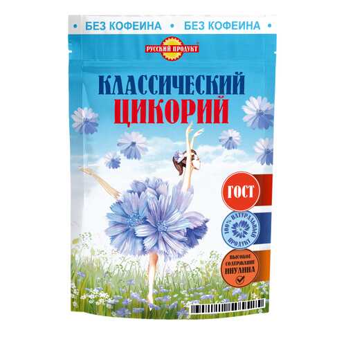 Цикорий натуральный растворимый порошкообразный Русский Продукт 85 г в Дикси