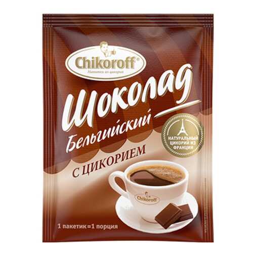 Напиток из цикория Шоколад Бельгийский, порционный Chikoroff 12 г в Дикси