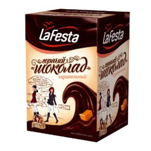 Горячий шоколад La Festa карамель 22 г 10 штук в Дикси