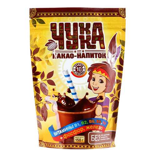 Какао-напиток Экологика чука гранулированный 150 г в Дикси