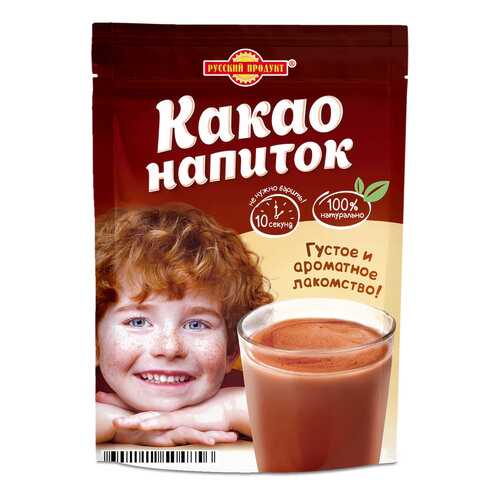 Какао-напиток моментального приготовления Русский Продукт 150 г в Дикси