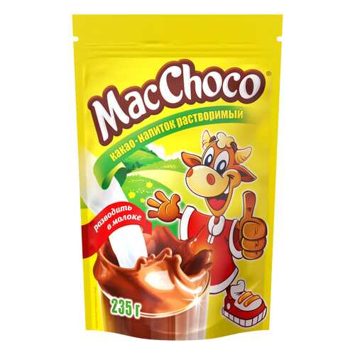 Какао-напиток растворимый т.з. MacChoco, д/пак 235г*24 в Дикси