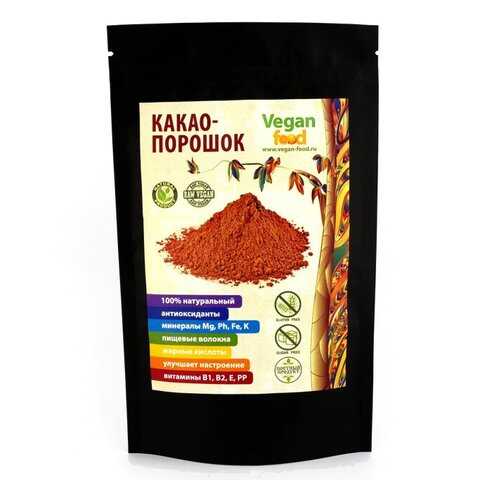 Какао-порошок Vegan Food натуральный 100 г в Дикси