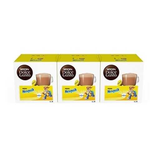Смесь сухая Nescafe Dolce Gusto Nesquik 3 штуки по 256 г в Дикси