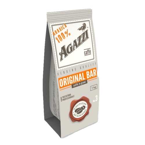 Кофе Agazzi №3 original bar арабика зерно 1 кг в Дикси
