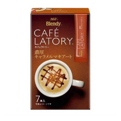 Кофе AGF Cafe Latory карамель-маккиато в стиках 7*11 г в Дикси