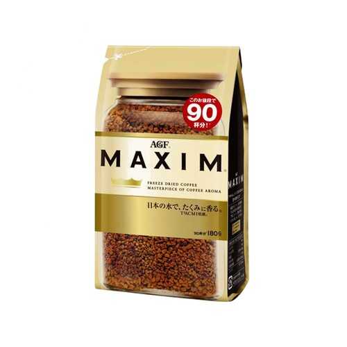 Кофе AGF Maxim растворимый gold blend 180 г в Дикси