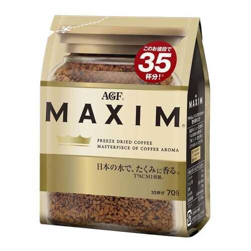 Кофе AGF Maxim растворимый gold blend 70 г в Дикси