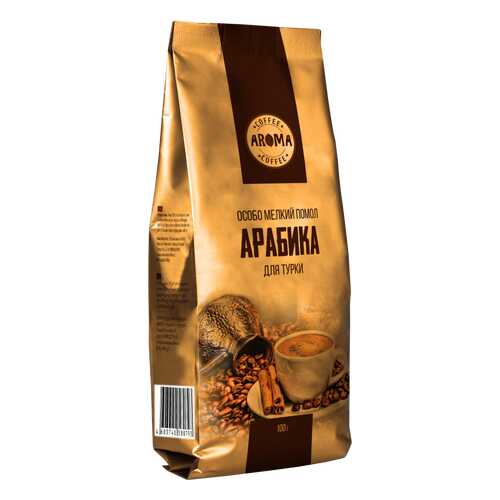 Кофе Aroma Арабика для турки, молотый, 100 гр в Дикси