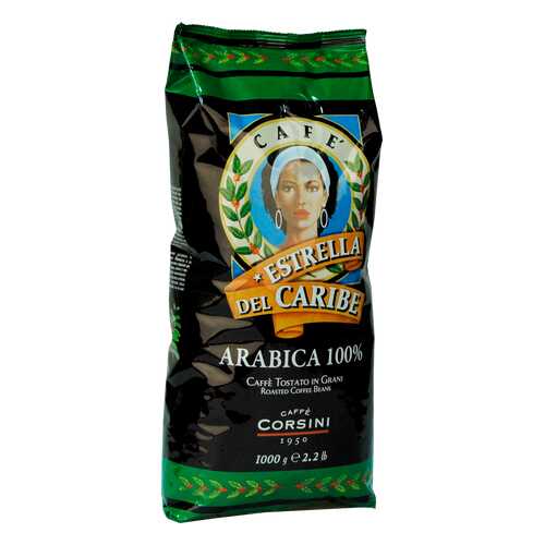 Кофе Caffe Corsini Estrella Del Caribe в зернах 1000 г в Дикси