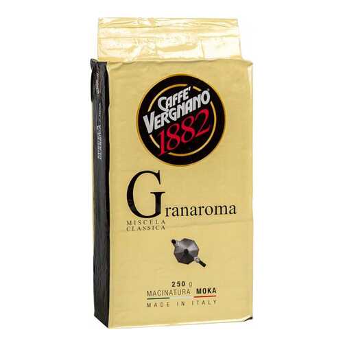 Кофе Caffe Vergnano granaroma жареный молотый 250 г в Дикси