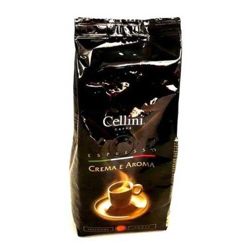Кофе Cellini crema speciale итальянский оригинальный жаренный в зернах 1 кг в Дикси