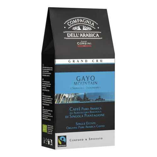 Кофе Compagnia Dell'Arabica Gayo Mountain Sumatra Indonesia молотый 250 г в Дикси