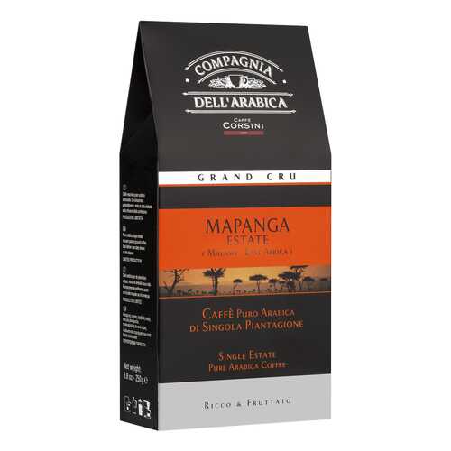 Кофе Compagnia Dell'Arabica Mapanga Estate молотый 250 г в Дикси