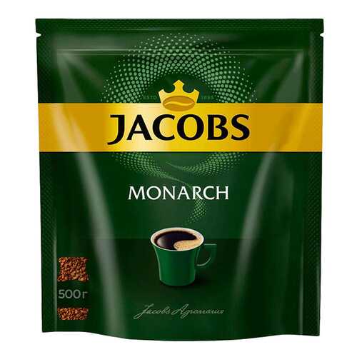 Кофе Jacobs монарх Intense растворимый 500 г в Дикси