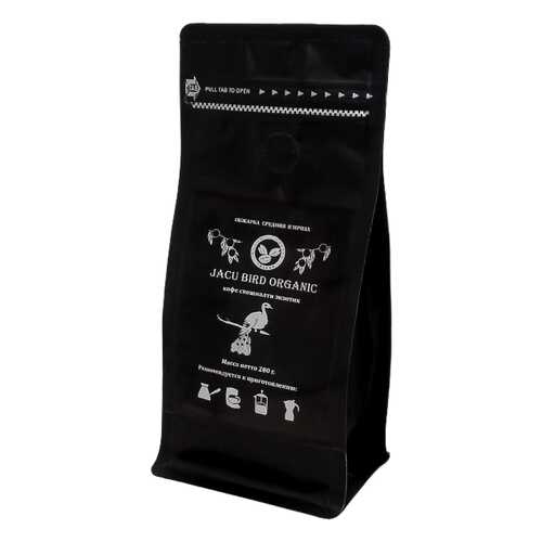 Кофе Jacu bird organic в зёрнах средней обжарки 200 г в Дикси