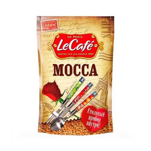 Кофе Le Cafe Mocca растворимый с ложкой 150 г в Дикси