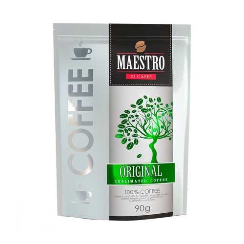 Кофе Maestro Di Caffe Original растворимый 90 г в Дикси
