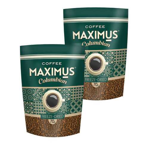 Кофе Maximus Columbian сублимированный 70 г в Дикси